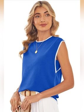 NWT Sleeveless Knit Top